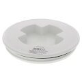 Product Image of Threaded Lid w/ O-Ring For Backwater Valve (White)