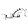 Product Image of Adler 2 Handle Low Arc Kitchen Faucet, Knob Or Lever Handles, 87046 (Chrome)