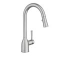 Product Image of Adler Spot Resist Stainless Pulldown Kitchen Faucet, 87233SRS