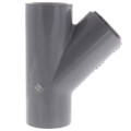 Product Image of 8" x 8" x 4" CPVC Schedule 80 Bushed WYE Socket Connection (100 PSI)