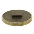 Product Image of 4" Brass Raised Head Cleanout Plug