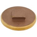 Product Image of 3" Brass Raised Head Cleanout Plug