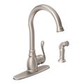 Product Image of Anabelle 1 Handle kitchen faucet w/ Side Spray, 87650SRS (Spot Resist Stainless)