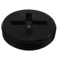 Product Image of 3-1/2" Slotted ABS Flush Plug w/ Threaded Brass Insert