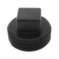 Product Image of 1-1/2" Square Head Polypro Cleanout Plug (Black)