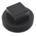 Product Image of 2" Square Head Polypro Cleanout Plug (Black)