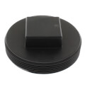 Product Image of 4" Square Head Polypro Cleanout Plug (Black)