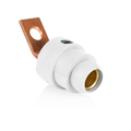 Product Image of 18 Series Terminal Connector, Offset, Female, 400A Max, 600V Bus Bar Mount Termination, #2-4/0 Cable Range (White)