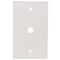 Product Image of 1-Gang Electrical Wall Plate, .406 Inch Hole, Box Mount (White)