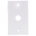 Product Image of 1-Gang Electrical Wall Plate, .625 Inch Hole, Box Mount (White)