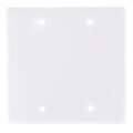 Product Image of 2-Gang No Device Blank Wall Plate, Box Mount (White)