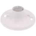 Product Image of Keyless Incandescent Lampholder w/ 4 Terminal Screws, Medium Base - White (600V)
