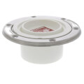 Product Image of 3" Hub/ 4" Inside Total Knockout Closet Flange w/ Stainless Steel Ring, 2-1/2" Long Hub