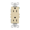 Product Image of Radiant Tamper-Resistant Duplex Receptacle, NEMA 5-15R - Ivory (15A, 125V)