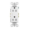 Product Image of Radiant Tamper-Resistant Self-Grounding Duplex Receptacle, NEMA 5-15R - White (15A, 125V)