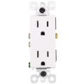 Product Image of Radiant Outdoor Weather-Resistant Duplex Receptacle, NEMA 5-15R - White (15A, 125V)