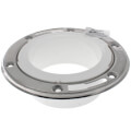 Product Image of 4" Spigot Open Closet Flange w/ Stainless Steel Swivel Ring