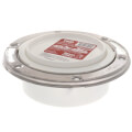 Product Image of 4" Hub Total Knockout Closet Flange w/ Stainless Steel Swivel Ring 