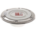 Product Image of 3" Sch. 30 Hub Total Knockout Closet Flange w/ Stainless Steel Swivel Ring