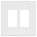 Product Image of 2-Gang Electrical Oversized Wall Plate, Decora (White)