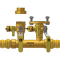 1-1/4" Press Run x 1" Hydro-Core Right Flange Manifold w/ (1) 3/4" IPS Union 