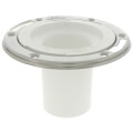 Product Image of 3" Inside Open Flange w/ Stainless Steel Swivel Ring, 4" Long Outlet
