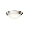 Product Image of Ceiling Space 16.5" 2 Light Flush Mount w/ Satin Etched Cased Opal (Brushed Nickel)