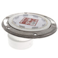 Product Image of 3" Hub / 4" Inside Full Flush, 1-1/2" Offset Closet Flange with TKO Knockout