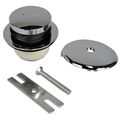 Product Image of Tub Drain Trim Kit w/ Touch Toe Stopper & Overflow (Chrome)