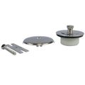 Product Image of Universal Lift & Turn Tub Drain Trim Kit w/ Overflow (Brushed Nickel)