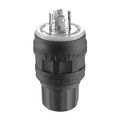 Product Image of 20A, 277/480V 3-Phase Y, NEMA L22-20P, 4P, 5W, Locking Plug, Grounding, Wetguard (Black)