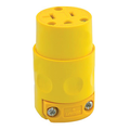 Product Image of 20A, 125V NEMA 5-20r, 2p, 3w, Connector, Straight Blade, Commercial Grade, Grounding (Yellow)