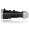 Product Image of 100A, 347/600V 3-Phase, 4P, 5W, LEV Series IEC 60309-1 & 60309-2 Pin & Sleeve Connector, IP66/IP67/IP68/IP69K, Watertight (Black)