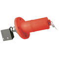 Product Image of 22 Series Cam-Type, 15 Degree Female Panel Ball Nose, Threaded Stud w/ Microswitch, Cable Range 250 to 750 MCM RED, includes protective cap