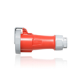Product Image of 20A, 277/480V 3-Phase, 4P, 5W, LEV Series IEC 60309-1 & 60309-2 Pin & Sleeve Connector, IP66/67/68/IP69K, Watertight, RED