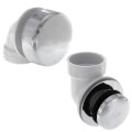 Product Image of Innovator 901 Schedule 40 PVC Bath Waste Half Kit with Foot Actuated Bathtub Stopper (Chrome Plated)