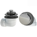 Product Image of Innovator 901 Schedule 40 PVC Bath Waste Half Kit with Lift & Turn Rough-In Bathtub Stopper (White)