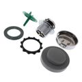 Product Image of Innovator Lift & Turn Bath Waste Half Kit Rough-In, Schedule 40 ABS (Chrome Plated)