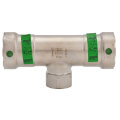 Product Image of 1" x 1" x 3/4" Press x Female MegaPress 316 Stainless Steel Tee (P x P x F)