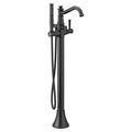 Product Image of Belfield One-handle Tub Filler Includes Hand Shower (Matte Black), 9025BL