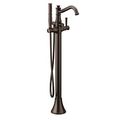 Product Image of Belfield 1 Handle Tub Filler Includes Hand Shower (Oil Rubbed Bronze), 9025ORB