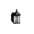 Product Image of Kirkwood 13" 1 Light Outdoor Wall Light w/ Clear Seeded Glass (Black)