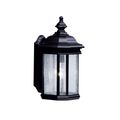 Product Image of Kirkwood 17" 1 Light Outdoor Wall Light w/ Clear Seeded Glass (Black)