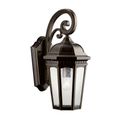 Product Image of Courtyard 17.75" 1 Light Outdoor Wall Light w/ Clear Seeded Glass in Rubbed Bronze