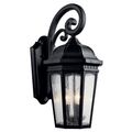 Product Image of Courtyard 22.25" 3 Light Outdoor Wall Light w/ Clear Seeded Glass (Textured (Black)