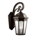 Product Image of Courtyard 26.5" 3 Light Outdoor Wall Light w/ Clear Seeded Glass in Rubbed Bronze