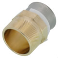 Product Image of 2" PEX Press x 2" Male Adapter w/ Attached Sleeve (Lead Free)