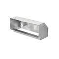 Product Image of 3.25" x 10" Rectangular Galvanized Duct Elbow, 90E3.25X10