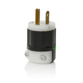 Product Image of 20A, 250V NEMA 6-20P, 2P, 3W, Plug, Straight Blade, Grounding, Power Indication (Black/White)