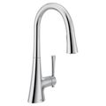 Product Image of Kurv Chrome 1 Handle Pulldown Kitchen Faucet